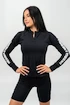 Maglietta da donna Nebbia  Long Sleeve Zipper Top WINNER black