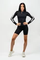 Maglietta da donna Nebbia  Long Sleeve Zipper Top WINNER black