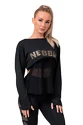 Maglietta da donna Nebbia  Mesh T-shirt 805 black