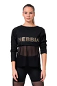 Maglietta da donna Nebbia  Mesh T-shirt 805 black