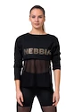 Maglietta da donna Nebbia  Mesh T-shirt 805 black XS