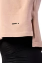 Maglietta da donna Nebbia  Organic Cotton Loose Fit “The Minimalist” Crop Top 417 salmon