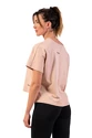 Maglietta da donna Nebbia  Organic Cotton Loose Fit “The Minimalist” Crop Top 417 salmon