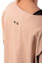 Maglietta da donna Nebbia  Organic Cotton Loose Fit “The Minimalist” Crop Top 417 salmon