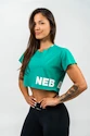 Maglietta da donna Nebbia  Oversized Crop Top green