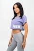 Maglietta da donna Nebbia  Oversized Crop Top purple