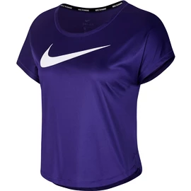 Maglietta da donna Nike  Swoosh Run Top SS Purple