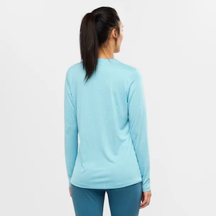 Maglietta da donna Salomon  Agile LS Tee Crystal Blue S