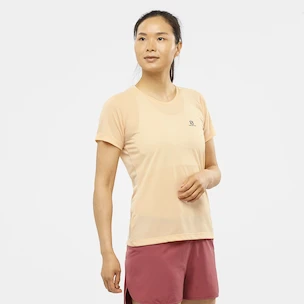 Maglietta da donna Salomon  Cross Rebel SS Tee Apricot Ice S