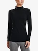 Maglietta da donna Under Armour ColdGear Authentics Mockneck-BLK