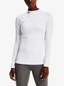 Maglietta da donna Under Armour ColdGear Authentics Mockneck-WHT L