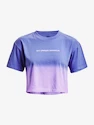 Maglietta da donna Under Armour  DIP DYE CROP SS-BLU