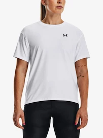 Maglietta da donna Under Armour Esential Cttn Stretch Tee-WHT