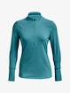 Maglietta da donna Under Armour  Qualifier Run 2.0 1/2 Zip-BLU