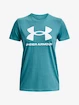 Maglietta da donna Under Armour  SPORTSTYLE LOGO SS-BLU