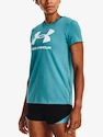 Maglietta da donna Under Armour  SPORTSTYLE LOGO SS-BLU