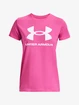 Maglietta da donna Under Armour  SPORTSTYLE LOGO SS-PNK