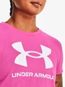 Maglietta da donna Under Armour  SPORTSTYLE LOGO SS-PNK