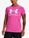 Maglietta da donna Under Armour  SPORTSTYLE LOGO SS-PNK XS