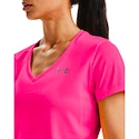 Maglietta da donna Under Armour  Tech SSV Solid Pink