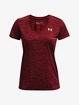 Maglietta da donna Under Armour  Tech SSV - Twist-RED