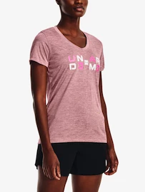 Maglietta da donna Under Armour Tech Twist Graphic SSV-PNK