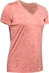 Maglietta da donna Under Armour  Tech V-Neck Twist Red