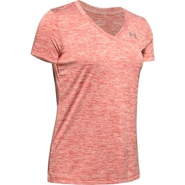 Maglietta da donna Under Armour Tech V-Neck Twist Red