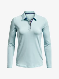 Maglietta da donna Under Armour Zinger MicroStripe LSPolo-BLU