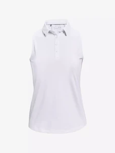 Maglietta da donna Under Armour  Zinger Sleeveless Polo White