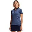 Maglietta da donna Under Armour  Zinger SS Novelty Polo Mineral Blue