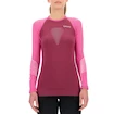 Maglietta da donna UYN  Marathon OW Shirt LS Red Plum L/XL