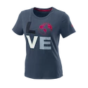 Maglietta da donna Wilson  Love Earth Tech Tee W China Blue M