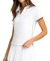 Maglietta da donna Wilson  W Club Polo Bright White