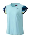 Maglietta da donna Yonex  Women's Crew Neck Shirt 20754 Cyan XS