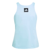 Maglietta da ragazza adidas  Girls Match Tank Aqua 140 cm