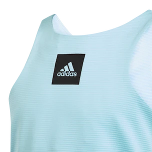 Maglietta da ragazza adidas  Girls Match Tank Aqua 140 cm