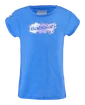 Maglietta da ragazza Babolat  Exercise Cotton Tee Girl French Blue 6 - 8 anni