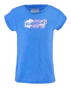 Maglietta da ragazza Babolat  Exercise Cotton Tee Girl French Blue 6 - 8 anni