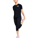 Maglietta da ragazza Under Armour HeatGear SS Black