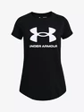 Maglietta da ragazza Under Armour  Live Sportstyle Graphic SS-BLK