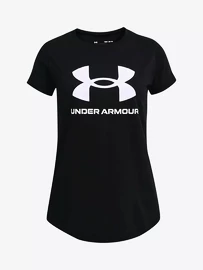 Maglietta da ragazza Under Armour Live Sportstyle Graphic SS-BLK