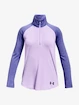 Maglietta da ragazza Under Armour  Tech Graphic 1/2 Zip-PPL