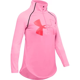 Maglietta da ragazza Under Armour  Tech Graphic Big Logo 1/2 Zip