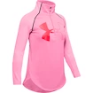 Maglietta da ragazza Under Armour  Tech Graphic Big Logo 1/2 Zip S