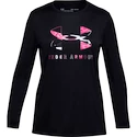 Maglietta da ragazza Under Armour  Tech Graphic Big Logo LS T-Shirt-BLK