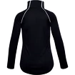 Maglietta da ragazza Under Armour  Tech Graphic Logo Half Zip-BLK