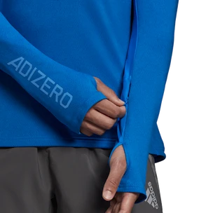 Maglietta da uomo adidas  Adizero 1/2 Zip Blue Rush