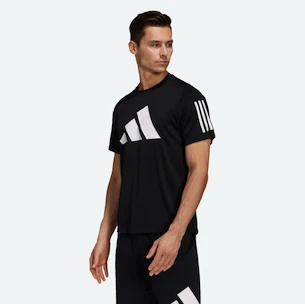 Maglietta da uomo adidas  FL 3 BAR S, Nero