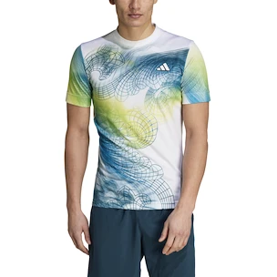 Maglietta da uomo adidas  Printed Tee Pro White M